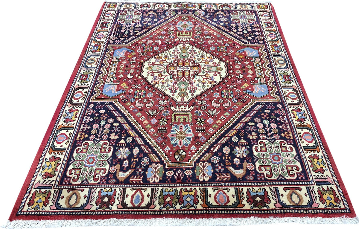 AfghaniPersian handmade tribal rug size136x91cm - ラグ・カーペット