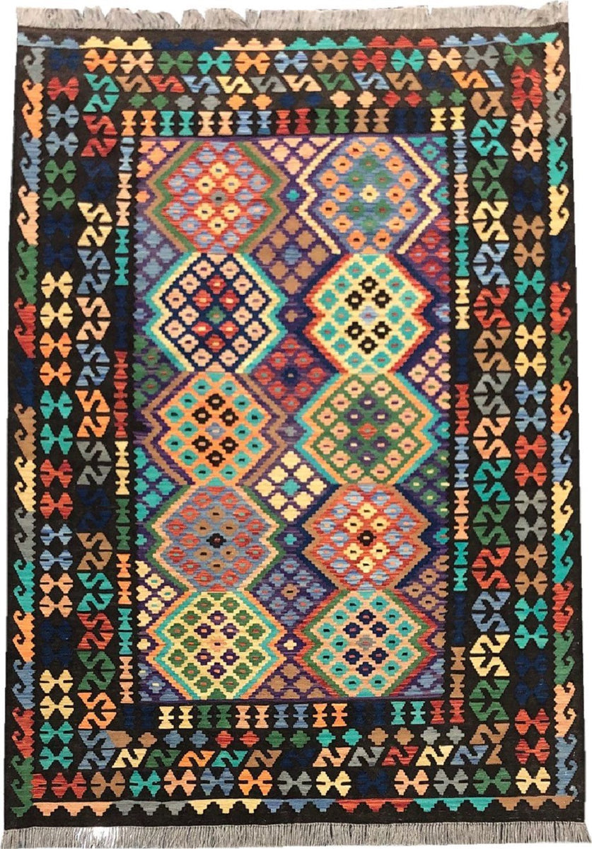 3x5 Afghan Kilim, Low price Rug, Boho Kilim, Large Flat hot Weave Kilim, Wool Kilim, Hand Woven Afghan Chobi Kilim, 150 cm x 105 cm, FREE SHIP