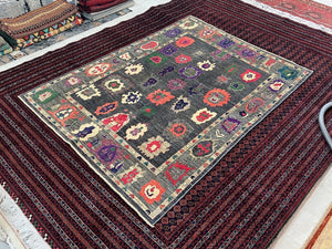 TRANSITIONAL RUG - HBI1619 | SIZE: 246CM X 181CM